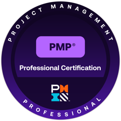 PMP, Project Management Professional badge